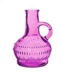 Gekleurd Glazen Flesje / Vaasje Lille – Fuchsia – H10 x Ø7 cm Lille clear bottle h.10 Ø7cm