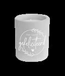 Cement candle - Gefeliciteerd