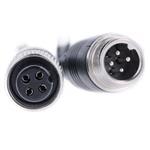 Aviation verlengkabel - 3m - male to female - 4-pins - av03m