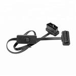 Universele 16 Pins OBD2 Platte Switch Verlengkabel 60 cm