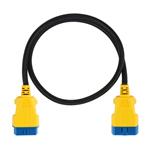 Autool 16 Pins OBD2 Nylon Verlengkabel 100 cm