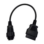 Knorr-Bremse 7 Pins OBD - 16 Pins OBD2 Verloopkabel Trailer