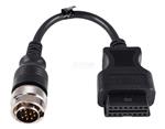 Jaltest Deutz 12 Pins OBD - 16 Pins OBD2 Verloopkabel Verbrandingsmotor