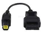 Jaltest Kubota 4 Pins OBD - 16 Pins OBD2 Verloopkabel Verbrandingsmotor
