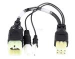 Jaltest Kawasaki 6+6 Pins OBD Voedingskabel Waterscooter