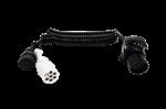Cojali 15 Pins - 7 Pins Type-S/N Spiraalkabel Trailer