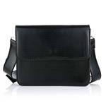 Schoudertas Nova zwart - tas van imitatieleer - schouderband - verwisselbare schouderband - BG605