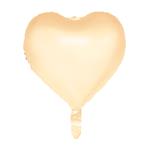 Foilballoon 18'' pastel yellow - Watercolors Hearts