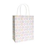 Giftbag Paper 170x80x210mm - Watercolors Hearts