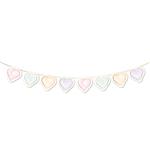 Garland Paper 2m - Watercolors Hearts