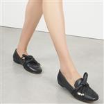 AGL Moccasin met strik Maat: 40