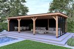 Overkapping Royal Serie 3 Douglas 750 x 400 cm