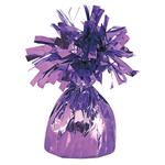 Paarse Ballon Gewicht Franjes 21cm