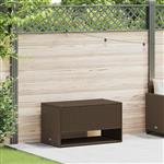 vidaXL Opbergbox voor buiten 100x55x55,5 cm poly rattan bruin