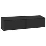 vidaXL Tuinbox 220x50x58 cm poly rattan zwart