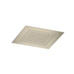 Inbouw hoofddouche Hotbath Ace Velvet & Rainshower 38x38 cm Geborsteld Messing PVD