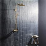 Thermostatische Stortdoucheset Hothbath Gal 128 cm Geborsteld Messing