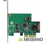Delock 89029 PCI Express x4-kaart naar 1 x interne USB 10 Gbps Type-E sleutel A 20-pins female