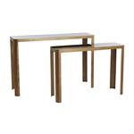 Wandtafel Set van 2 | Brons | Smoke Glas