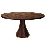 Eettafel Rond Arca Rib Buin Goud 150x150x77 cm | Mangohout
