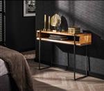 Kaptafel Edge | Massief acacia naturel | Open vak