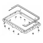 Dometic Heki 2 Buitenkader Compleet 25-32mm