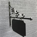 Uithangbord Zwart - 75 cm - Rechthoekig - IJzer