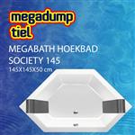 Hoekbad Society 145 145X145X50 Cm