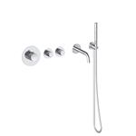 Badset Inbouw Deluxe Sanilux Giles Met Box Thermostaat Geribbelde Knop Chroom