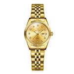5526 Luxe Kwarts Horloge - 3 ATM Waterdicht Dameshorloge - Goud