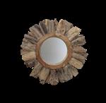 Wandspiegel Sunny ø80 cm |Teak wortelhout