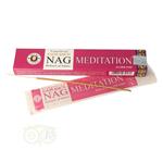 Wierooksticks Golden Nag Meditation - 12 Sticks