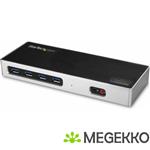 StarTech.com DK30A2DH USB 3.0 (3.1 Gen 1) Type-C Zwart, Zilver notebook dock & poortreplicator
