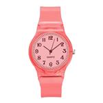 Jelly Horloge voor Dames - Kwarts Uurwerk Silicoon Bandje - Rood