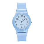 Jelly Horloge voor Dames - Kwarts Uurwerk Silicoon Bandje - Lichtblauw