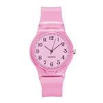 Jelly Horloge voor Dames - Kwarts Uurwerk Silicoon Bandje - Roze
