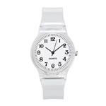 Jelly Horloge voor Dames - Kwarts Uurwerk Silicoon Bandje - Wit
