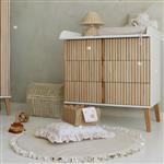 Commode Bambi Mundo - Wit Wit + front wit / eiken