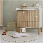 Commode Bambi Mundo - Wit Wit + front wit / eiken