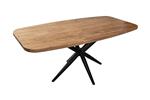 Eettafel Lagos 180x90x76 cm Acaciahout|Metaal