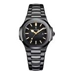 Luxe Vierkant Kwarts Horloge - 3 ATM Waterdicht Lichtgevend Heren Dames Unisex Roestvrij Staal - Gou