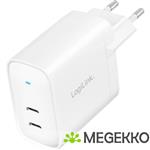 LogiLink PA0282 oplader voor mobiele apparatuur Mobiele telefoon, Tablet Wit AC Snel opladen Binnen