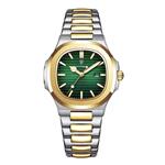 Luxe Vierkant Kwarts Horloge - 3 ATM Waterdicht Lichtgevend Heren Dames Unisex Roestvrij Staal - Gou