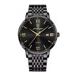Luxe Sport Kwarts Horloge - 3 Bar Waterdicht Lichtgevend Herenhorloge Roestvrij Staal - Zwart