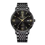 Luxe Sport Kwarts Horloge - 3 Bar Waterdicht Lichtgevend Herenhorloge Roestvrij Staal - Zwart