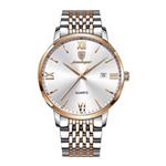 Luxe Sport Kwarts Horloge - 3 Bar Waterdicht Lichtgevend Herenhorloge Roestvrij Staal - Rose Gold Wi