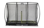 Inground trampoline met veiligheidsnet (rechthoek)