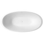 Vrijstaand Bad Xenz Sio 180x90x66 cm Solid Surface Wit