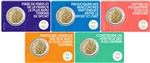 Frankrijk 2 Euro 2022 Olympische Spelen Coincard Serie van 5