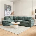 MySofa Alma | Divan Links + 2,5 zits | Green | Trenza 21